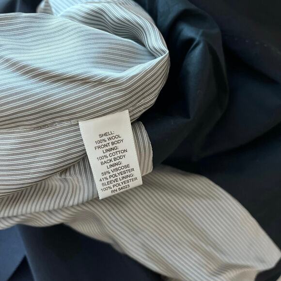 New Banana Republic Men’s Tailored Fit Men’s Blazer 44R Wool NWT Sport Coat - Picture 6 of 6